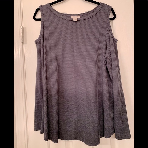 Gray Pull-Over Top